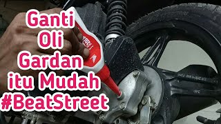 Ganti Oli gardan sendiri itu Mudah Edisi Beat street #belajarservice