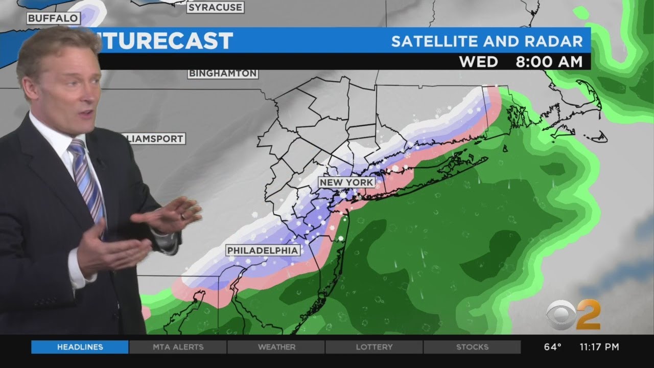 New York Weather Snow On Wednesday? YouTube