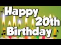20th Birthday wishes Quotes for Their Special Day