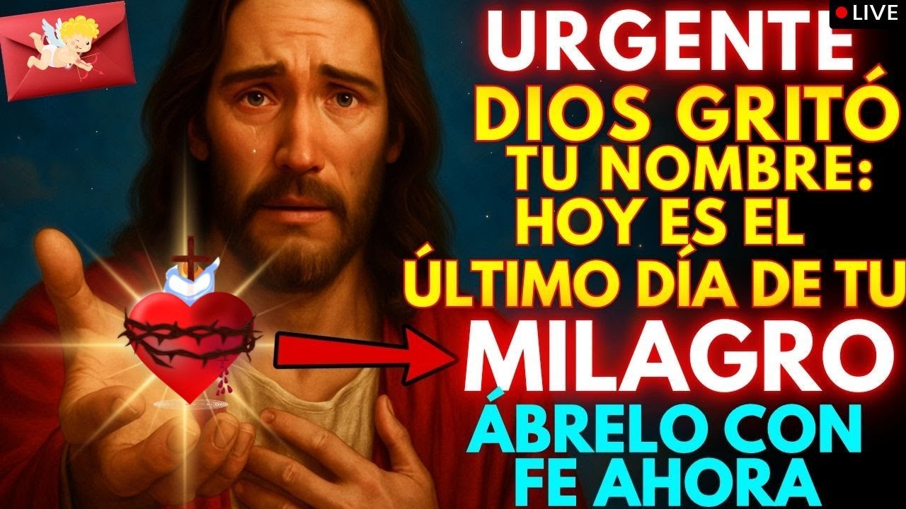 🚨 ¡DIOS LLORÓ AL GRITAR POR TI, TU MILAGRO ESTÁ AQUÍ, ÁBRELO AHORA!