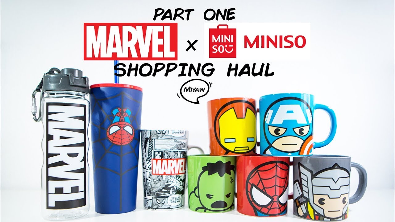 Vlog Part One Marvel  X  Miniso  Shopping Haul YouTube