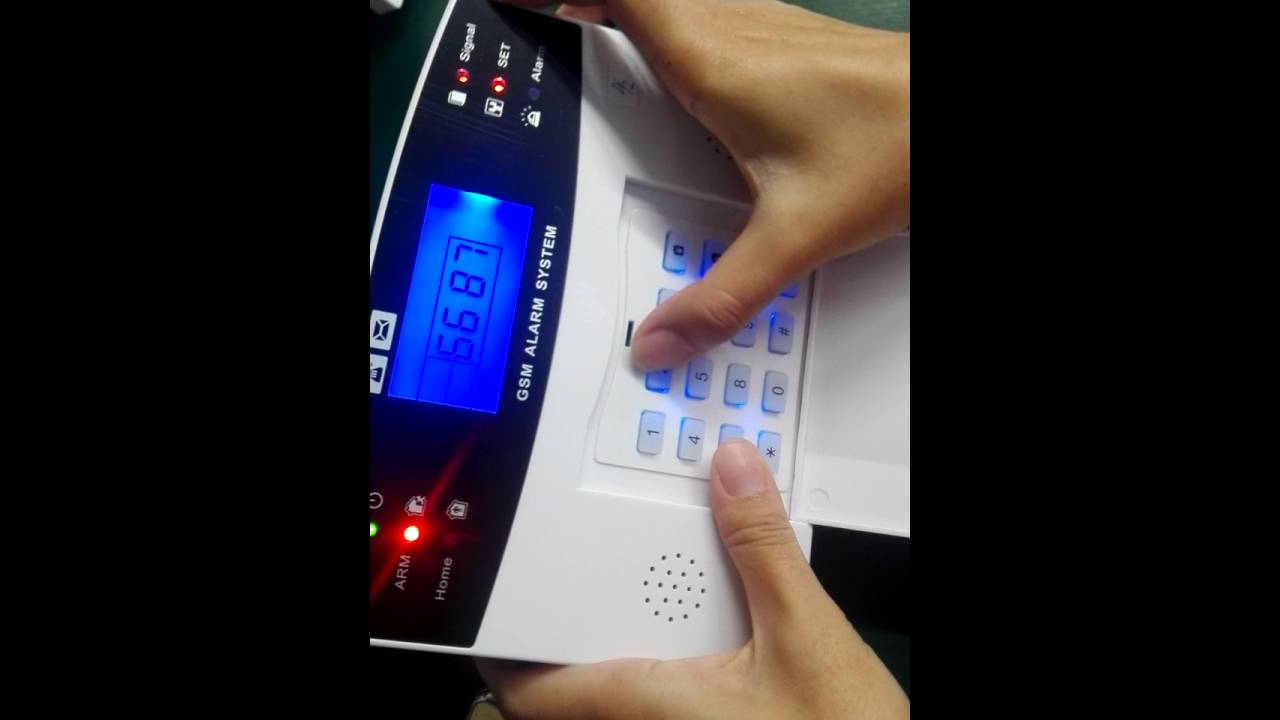 How to add a phone number to the GSM alarm system YouTube