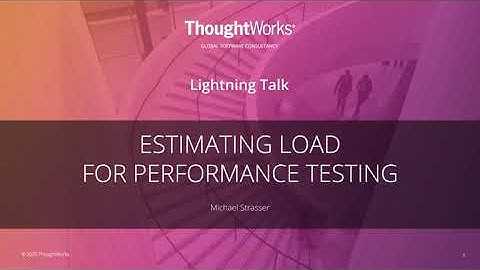Estimating Load For Performance Testing