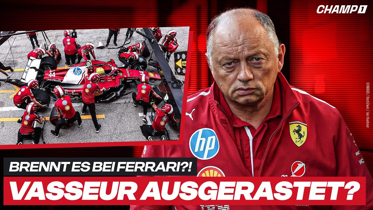 Ferrari in Panik vor 2026? Bericht über SF26-Probleme – Vasseur soll intern ausgerastet sein | CLIP