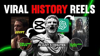 How to Make Viral History Videos | Like Stellar Sagas in Only 5 Minutes 😱 | Step by Step Tutorial