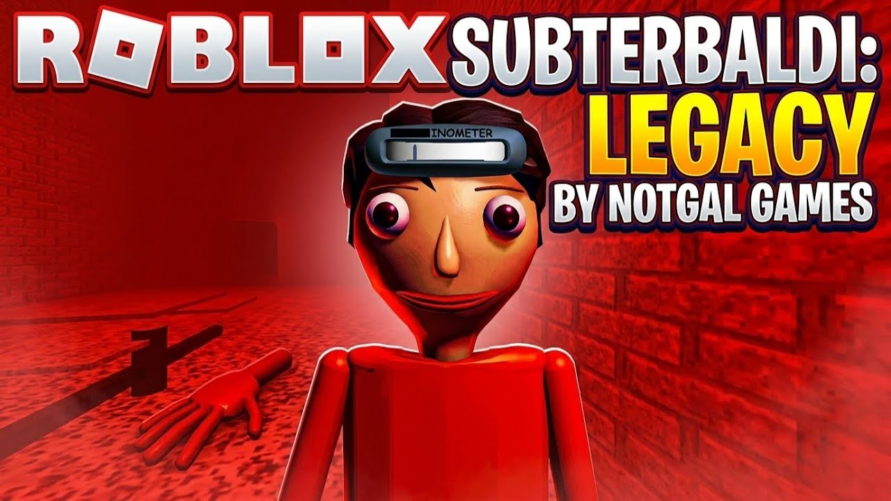 Vaizdo miniatiūra SubterBaldi: Legacy – NotGal Games kūrinys | Roblox | Žaidimo eiga, be komentarų, Android