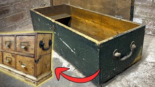 Old Trashed Tool Chest Into Apothecary Drawers |DIY Transformation