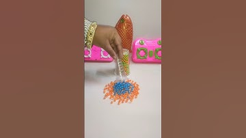 So Satisfying So Mesmerising Reverse Beads 💙 ASMR #asmr #satisfying #reverse #shorts #shortsfeed