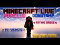 🔴MINECRAFT LIVE🔴 | 𖢻⚔️CRYSTAL PVP⚔️𖢻 |💸RATING BASES💸 | 📊900 SUB GOAL📊 |