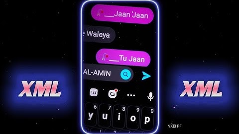 Messanger chat lyrics (pic xml) #xml #xmlpreset