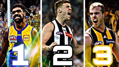 THE BEST AFL PLAYER FROM EACH GUERNSEY NUMBER in 2019