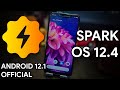 ROM Spark-OS v12.4 | Android 12.1 | MUITO BOA EM JOGOS, VERSÃO VANILLA ULTRA LEVE!