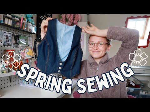 Making a little waistcoat for Summer because Pinterest told me too