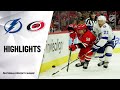 Lightning @ Hurricanes 10/06/19 Highlights