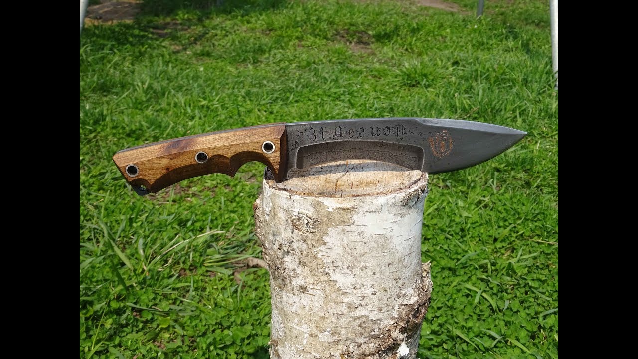 НЕ делайте такой нож! Тесак! - YouTube