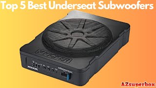 TOP 5 BEST UNDERSEAT SUBWOOFERS (2023): Experience Deep Bass on the Go!