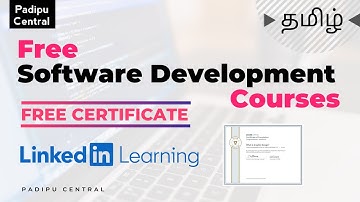 3 Free Software Development Courses for Beginners with Certificates by Linkedin Learning | Tamil