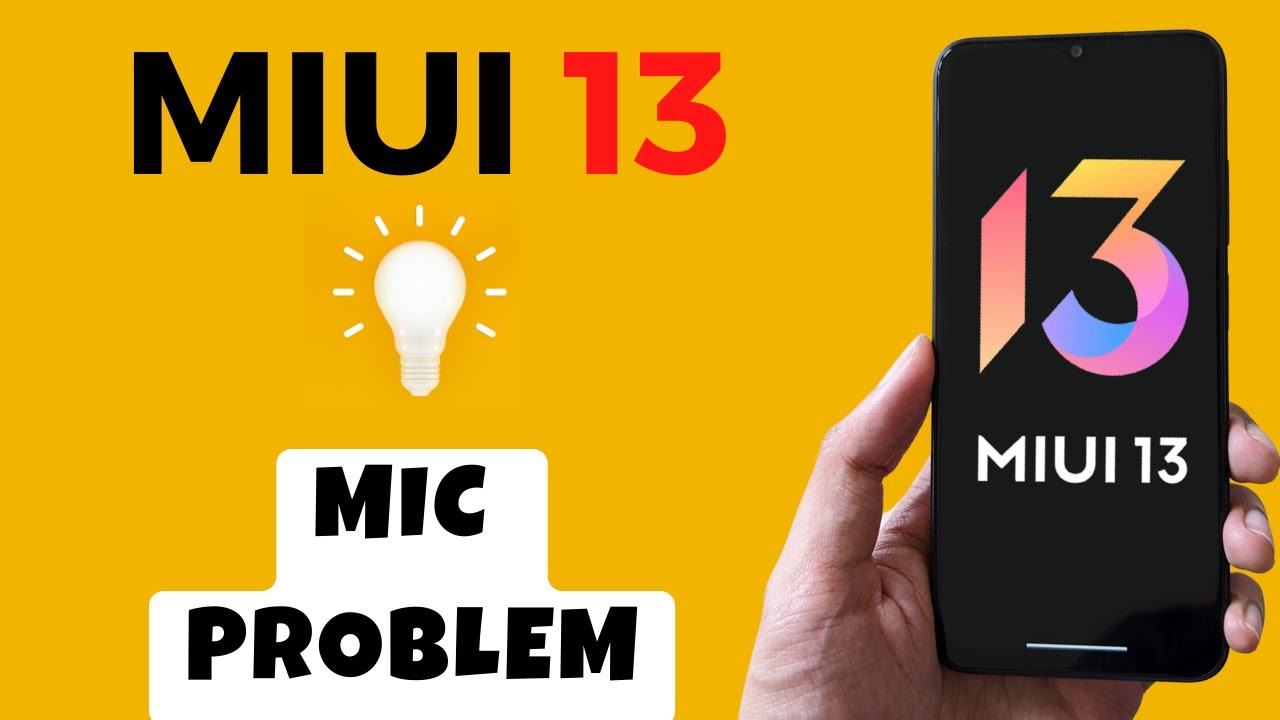 Miui 13 MIC Problem || Microphone Problem Fix || Mic Not working on ...