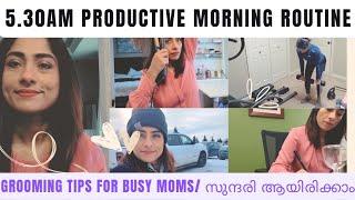 Productive Morning Routine/ Working Mom Grooming Tips/ സുന്ദരിയായി ഇരിക്കാം/ Busy Day In My Life