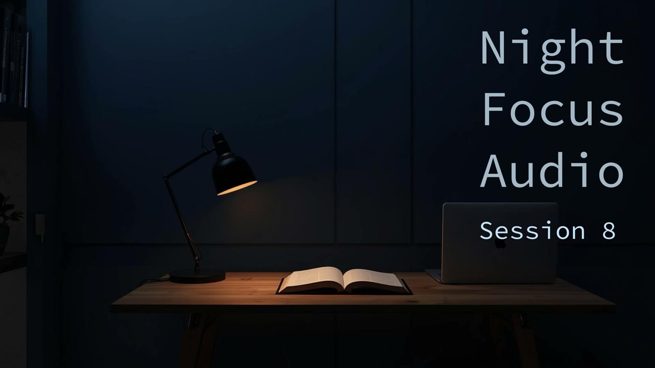 Night Focus Audio Session 8 - Deep Focus for Coding & Late Night | Cozy Ambient | 1Hr Instrumental
