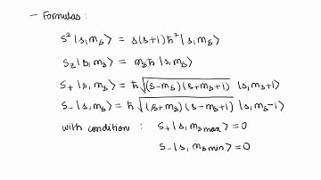 Spin Angular Momentum - Quantum Mechanics | Short Notes