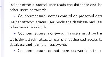User Authentication and Passwords (ITS335, Lecture 7, 2013)