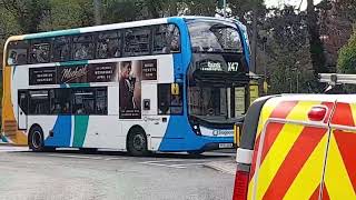 Stagecoach Midlands - ADL Enviro400 MMC (11666 - YX73 OVY) Route X47 to Raunds 