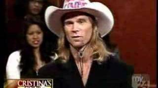 NAKED COWBOY AND CINDY FOX ON CRISTINA'S COURT - Day Two