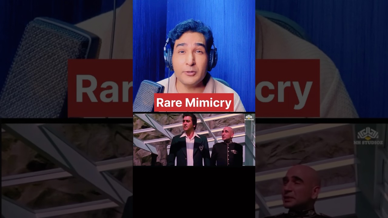 Epic Shaan Duel | Sunil Dutt vs Kulbhushan Kharbanda | Rare Mimicry