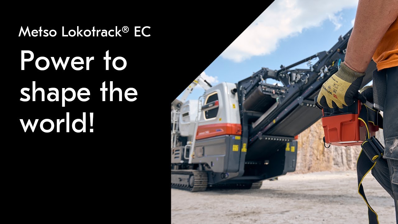 Locko Track Metso Lokotrack EC range - power to shape the world! - YouTube