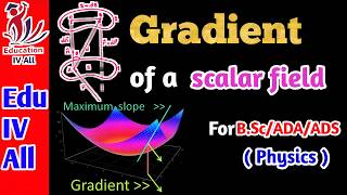 Gradient of a Scalar Field With Proof | Vector Calculus | BS Physics, BSc, ADA/ADS