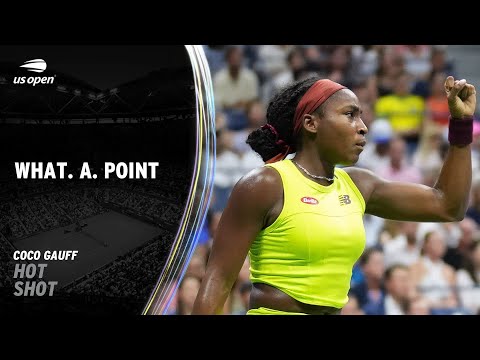 Coco Gauff Wins Incredible Point | 2023 US Open
