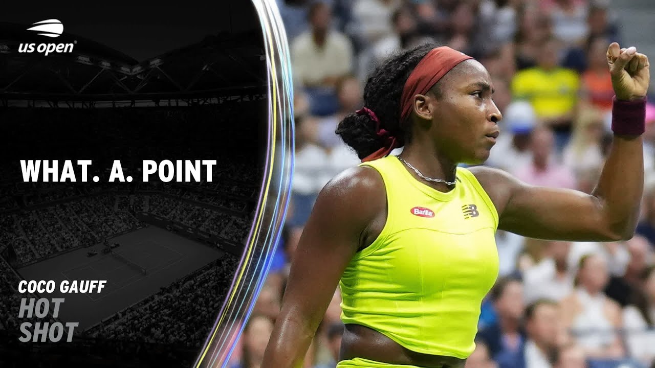 Coco Gauff Wins Incredible Point | 2023 US Open