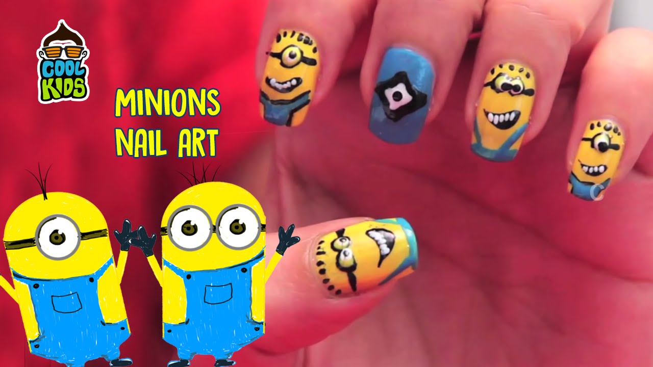 6. DIY Minion Nails - wide 3