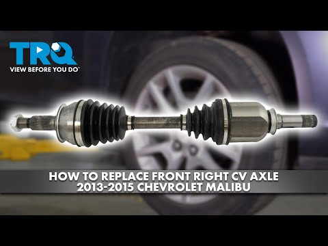 How to Replace Front Right CV Axle 2013-2015 Chevrolet Malibu