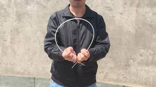 Flexible rod for worship dance flags