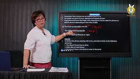 Grade 10 (သင်ရိုးသစ်) - English (Unit 1 - Verbals, Part II)