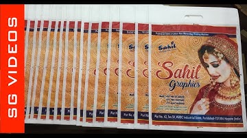 Three colour non woven bag printing machine | Check Description to CALL/Contact Us.