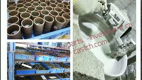 video of investment casting ceramica shell building,castch.com
