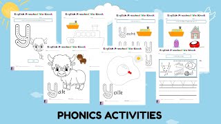 Phonics Worksheets for Preschoolers| Kindergarten Worksheets | ABC Worksheets | Homeschooling Ideas 