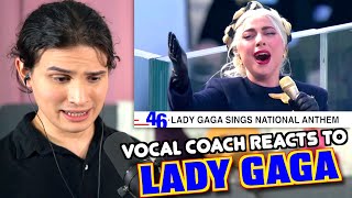 Vocal Coach Reacts to Lady Gaga Singing The National Anthem