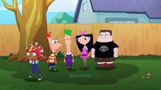 Phineas and Ferb but the context was busted