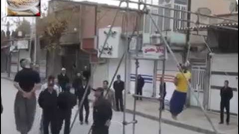 Two prisoners were hanged in Sarpol-e Zahab (western Iran). They were charged with robbery
