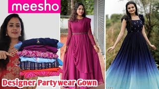 Meesho Most Trending Partywear Gown Haul 😍❤️ Meesho Latest Gown Haul | Meesho Haul #meesho