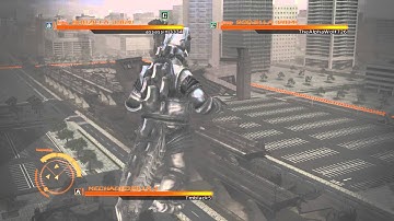 GODZILLA PS4 versus mode : MechaGodzilla 2 vs. Godzilla 2014 vs. Godzilla 1964