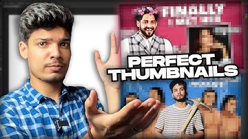 How to make YouTube Thumbnails like Top Indian Creators  @Thugesh @TheSocialFactory  | Rachit Singh