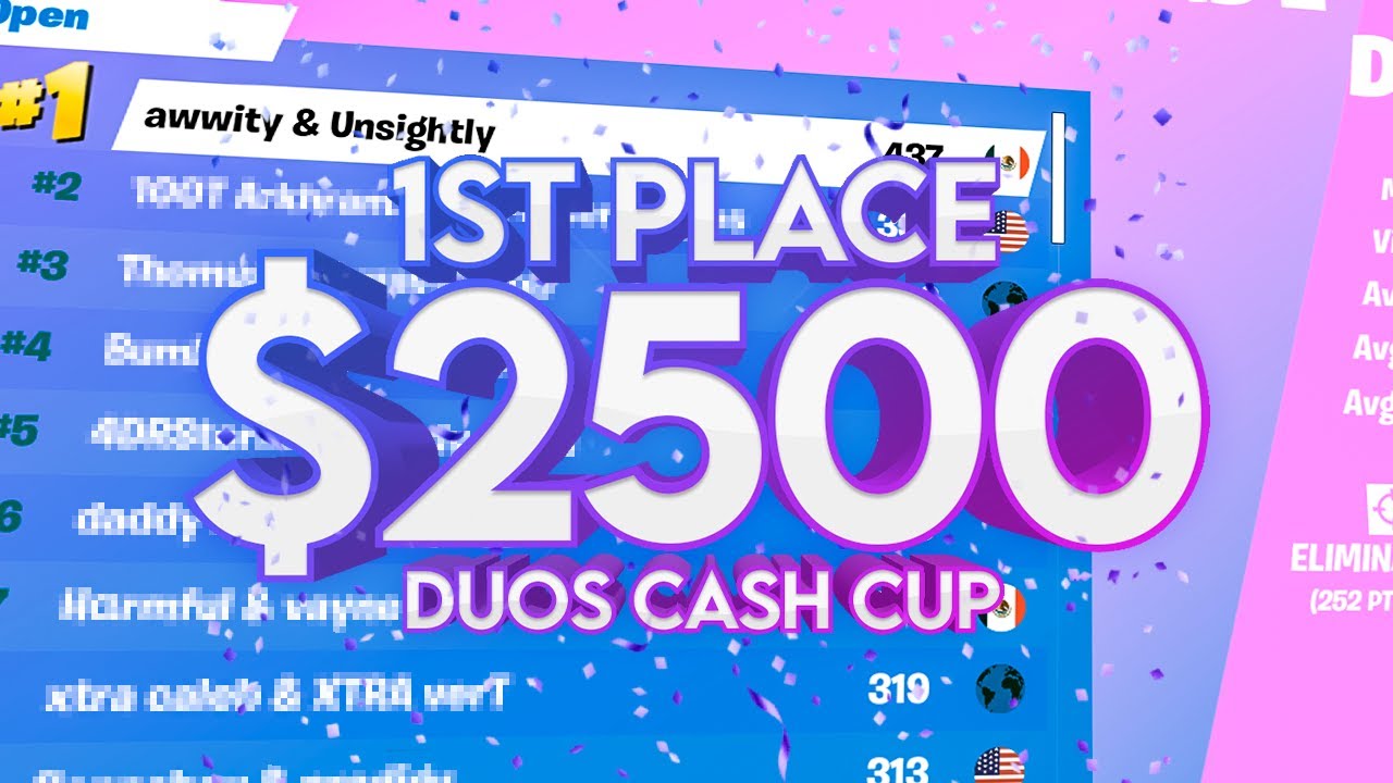 How I WON the Duos Contender Cash Cup! YouTube