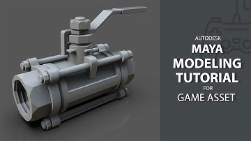 Plumbing Valve  / Game Asset / 3D Modeling Speed Tutorial In Maya [Part_01]