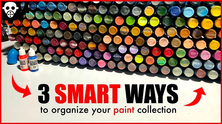 HOW to organize PAINTS | 3 SMART ways to organize dropper PAINTS