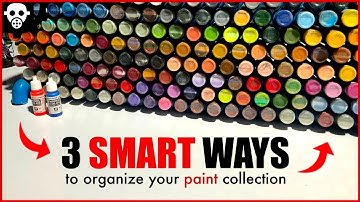HOW to organize PAINTS | 3 SMART ways to organize dropper PAINTS